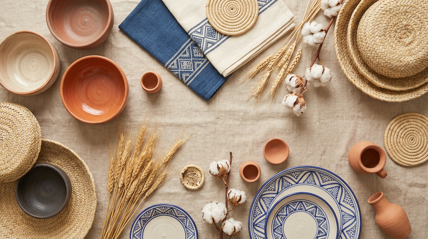 Egyptian artisan homewares collection